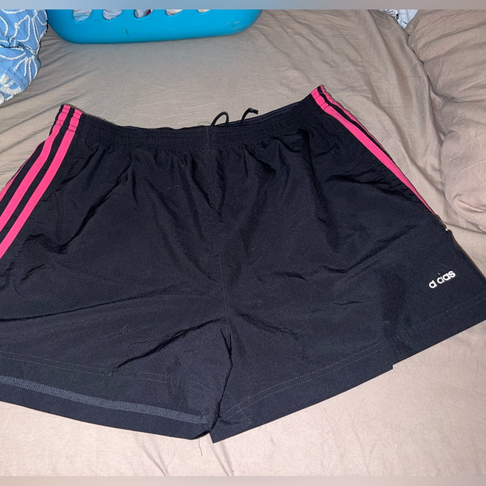Adidas shorts. Logo came off but lowering price